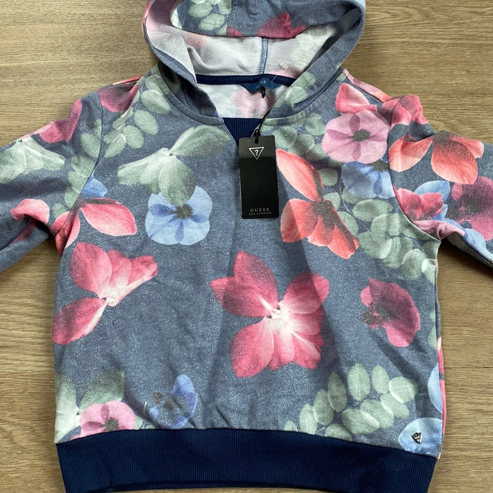 Big girls Guess glitter hoodie